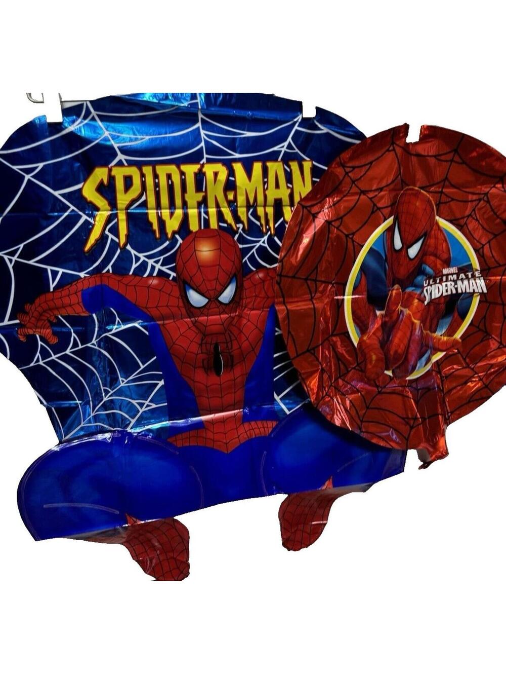 Spider-Man Birthday Party Decorations Set Banner Foil Balloons Cupcake Picks New - Picture 8 of 13